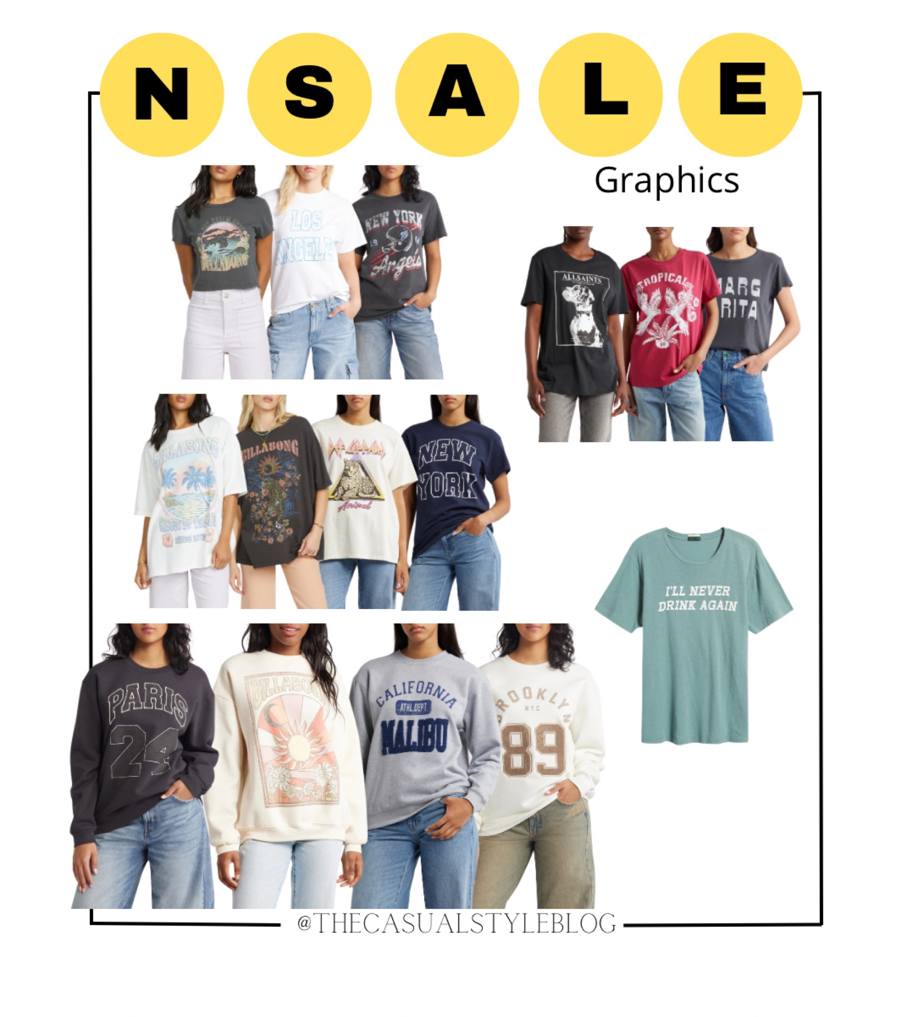 Nordstrom sale graphic tops 



#LTKxNSale #LTKSaleAlert #LTKU