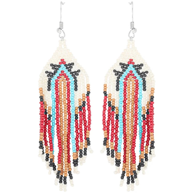 Jessica Simpson Women\u2019s Beaded Drop Earrings | Walmart (US)