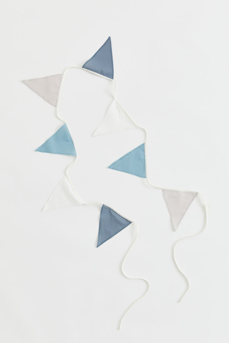 H & M - Pennant bunting - Turquoise | H&M (UK, MY, IN, SG, PH, TW, HK)