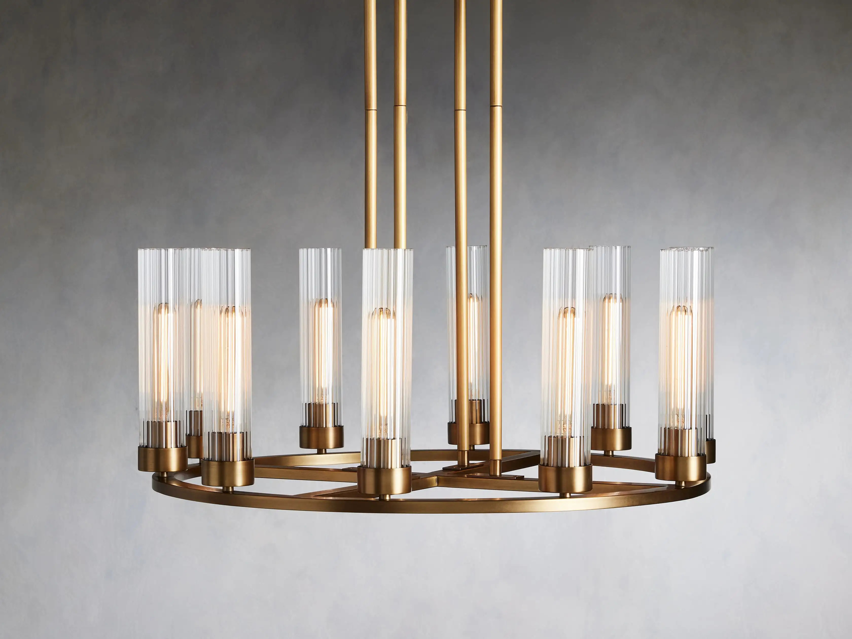 Andreas 10-Light Round Chandelier | Arhaus
