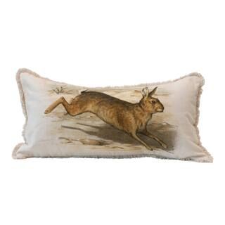 Vintage Rabbit & Fringe Lumbar Pillow | Pillows | Michaels | Michaels Stores