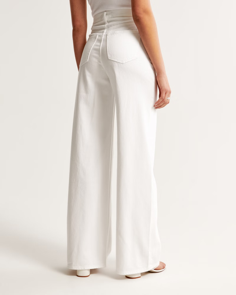 High Rise Wide Leg Jean | Abercrombie & Fitch (UK)