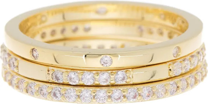 Stackable CZ Rings - Set of 3 | Nordstrom Rack