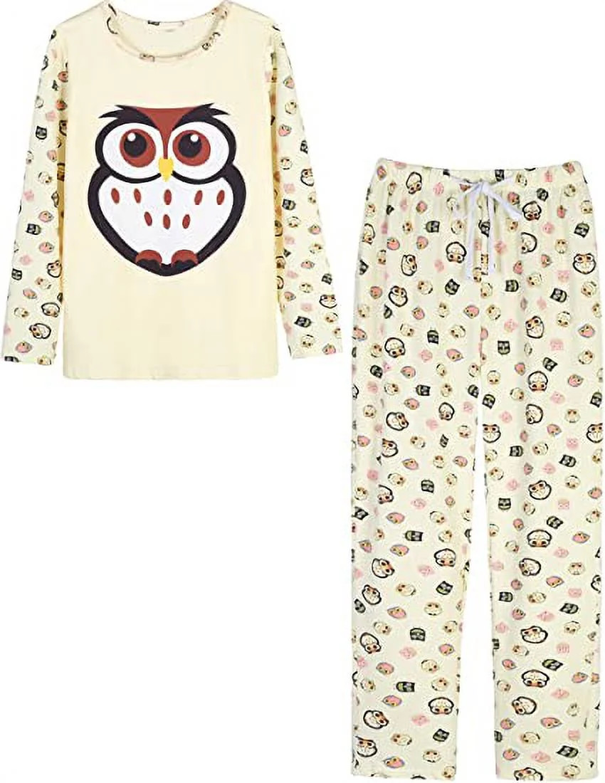 MyFav Women's Christmas Pajama Set Long-Sleeve Sleepwear Set Warm Cute Plus Size Loungewear with ... | Walmart (US)