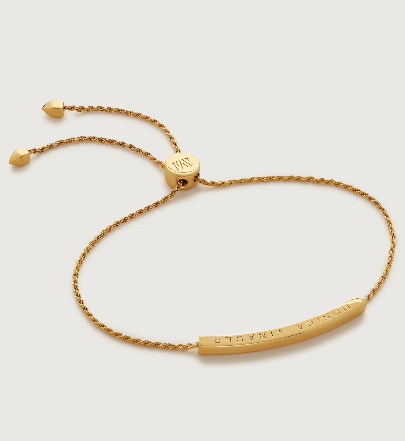 Linear Mini Friendship Chain Bracelet | Monica Vinader (US)