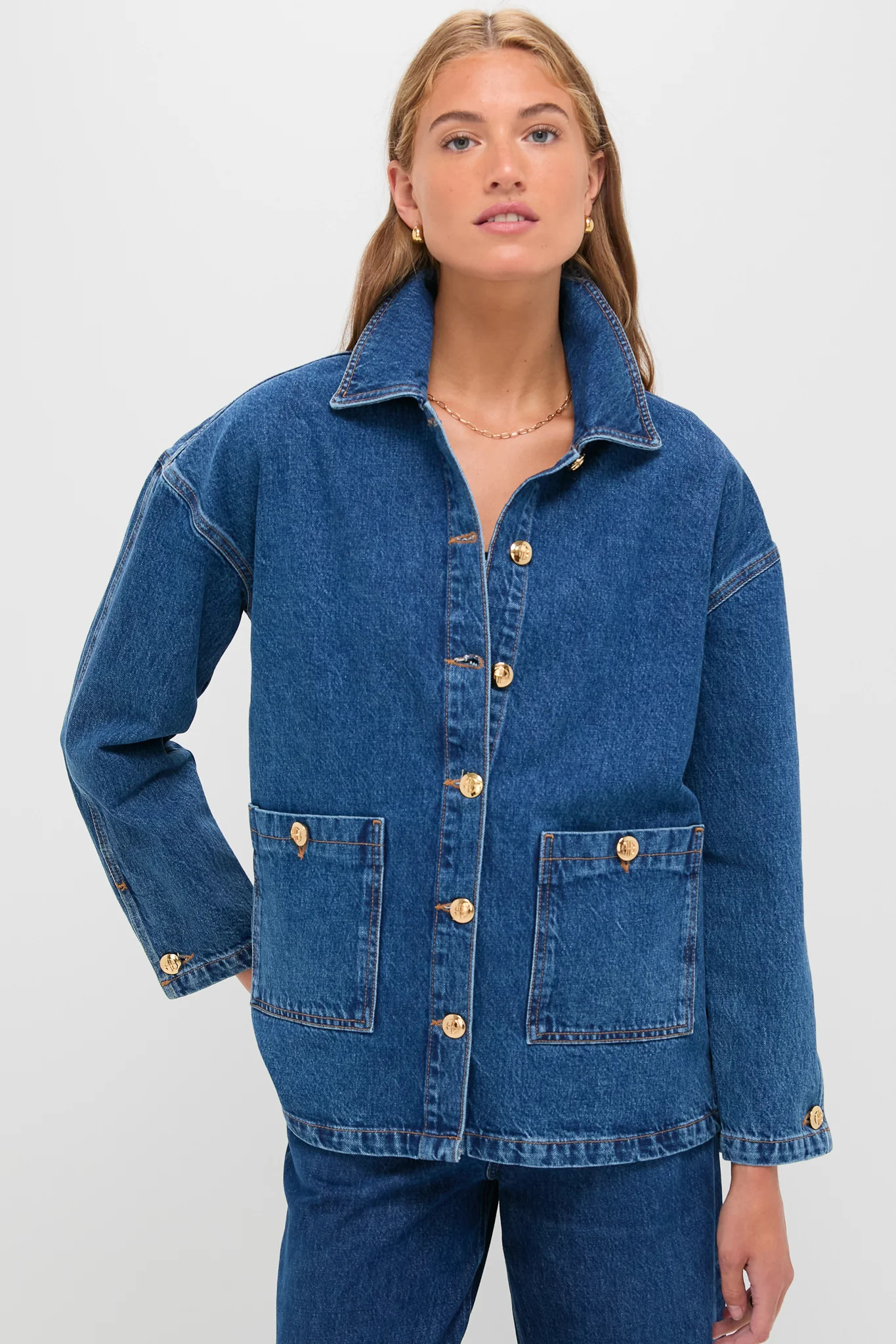 Clean Indigo Denim Luca Jacket | Tuckernuck (US)