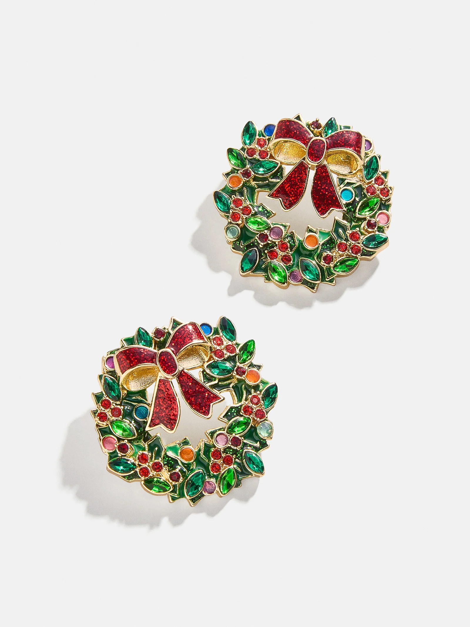 Bewreath In The Spirit Earrings - Holiday Wreath | BaubleBar (US)