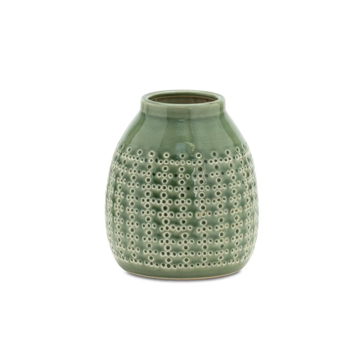 Melrose Punched Terracotta Vase 6.5"H | Target
