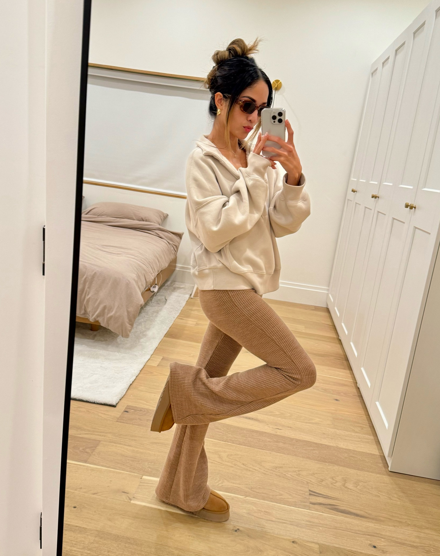 we’re starting the year strong with comfy outfits all weekend long. The UGG Tazz Suede Platform Clog Slippers are back in stock!!! #homeoutfits #comfy 

#LTKMostLoved #LTKhome #LTKGiftGuide