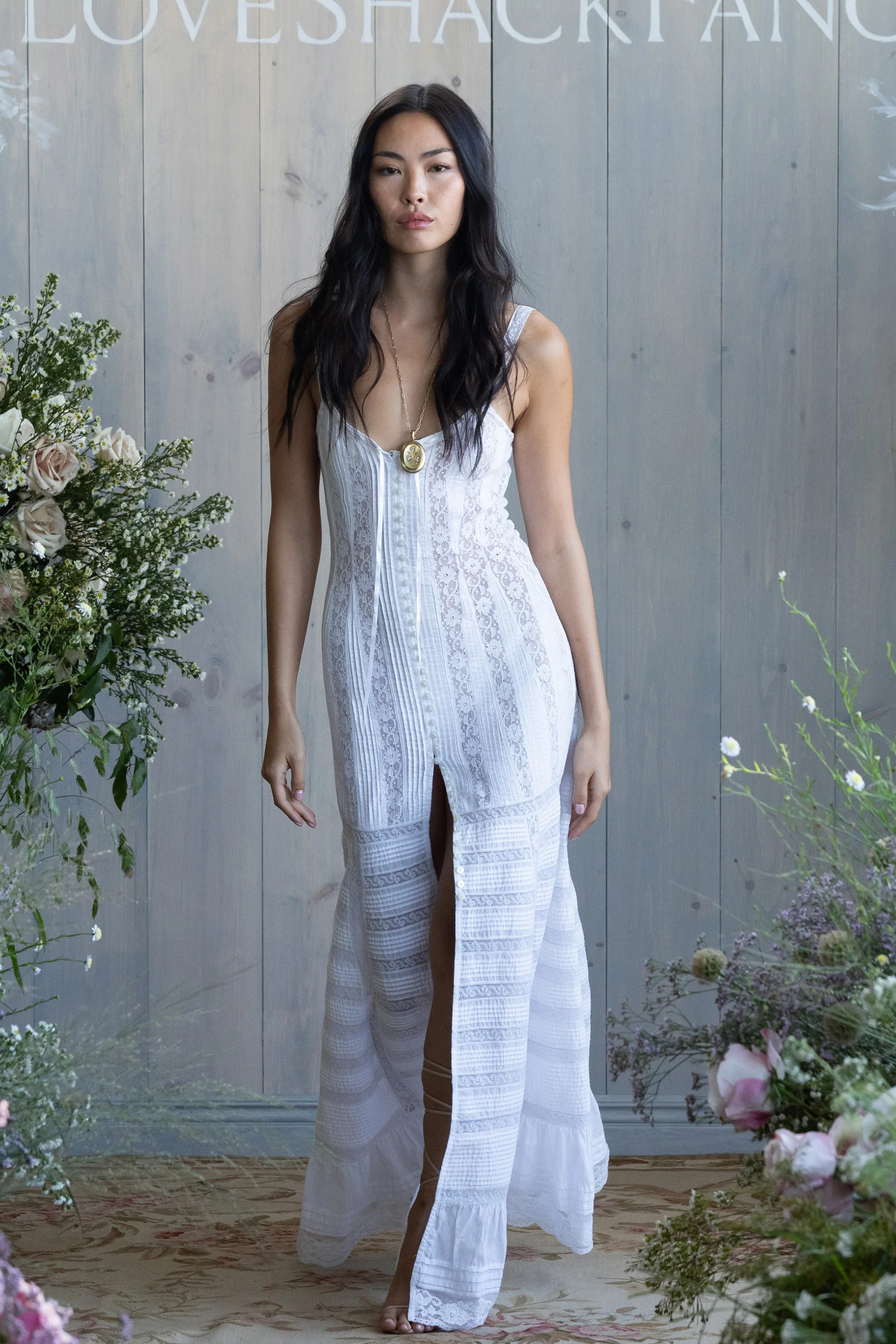 Calyx Cotton Victorian Maxi Dress | LoveShackFancy