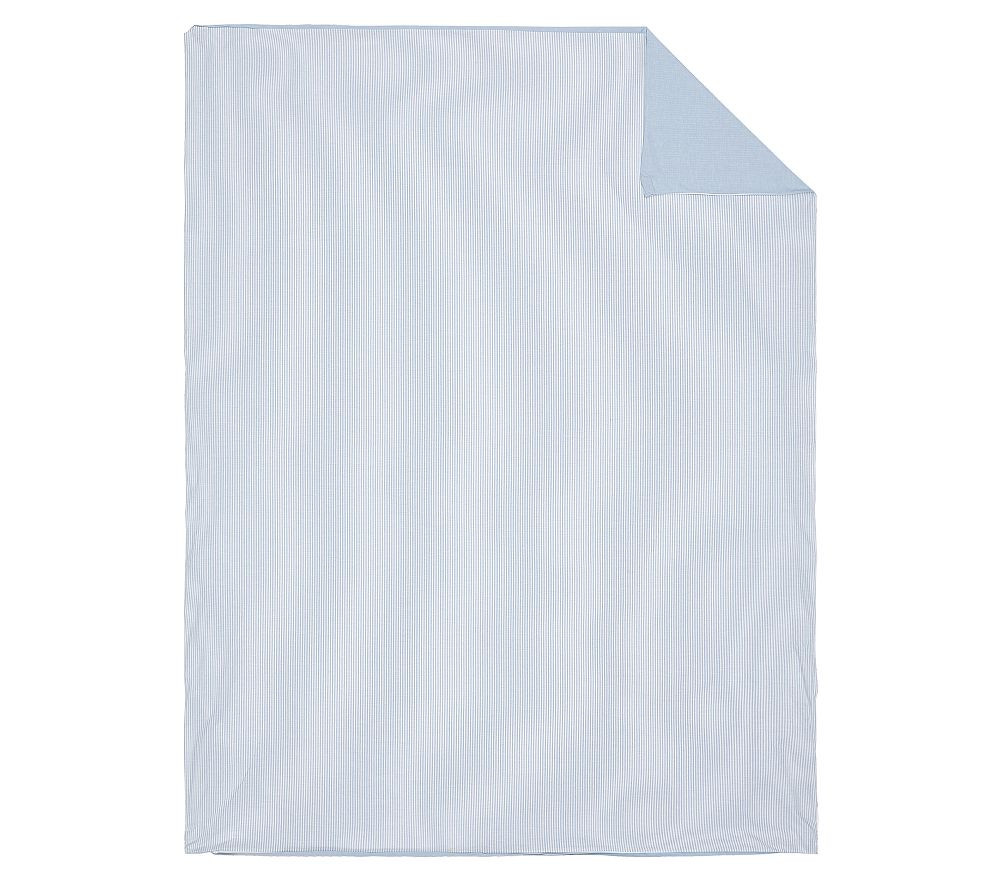 Chambray Reversible Organic Duvet Cover & Shams | Pottery Barn Kids