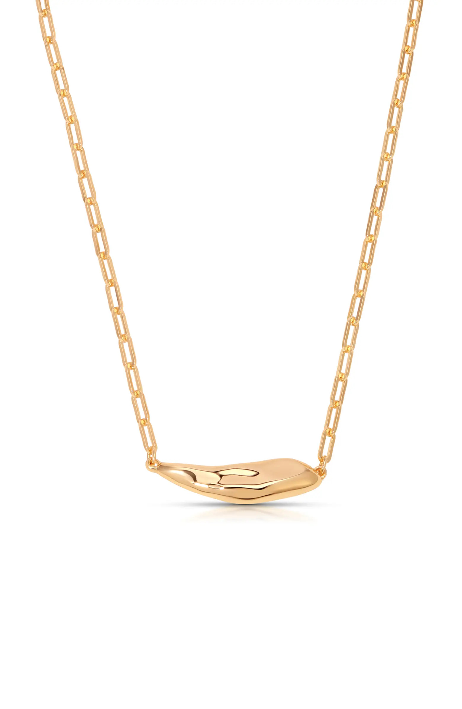 Metallic Flow Pendant Necklace | Nordstrom