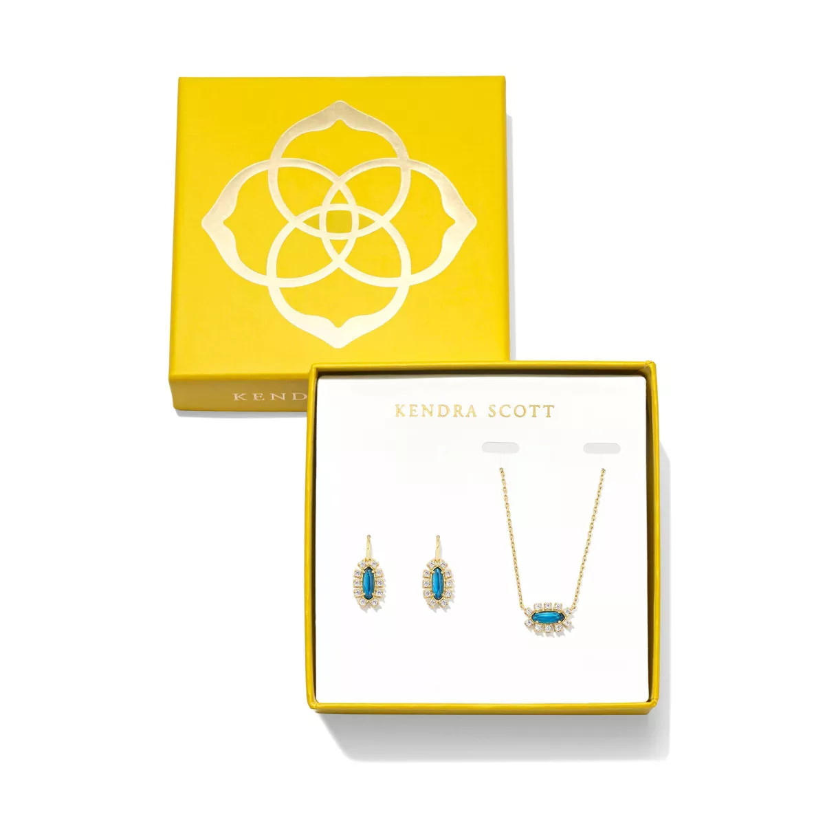 Kendra Scott Emma Framed Pendant Necklace and Drop Earrings Gift Set | Target