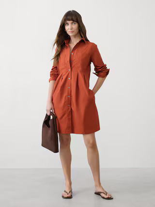 Pocketed Mini Shirtdress | Banana Republic Factory | Banana Republic Factory
