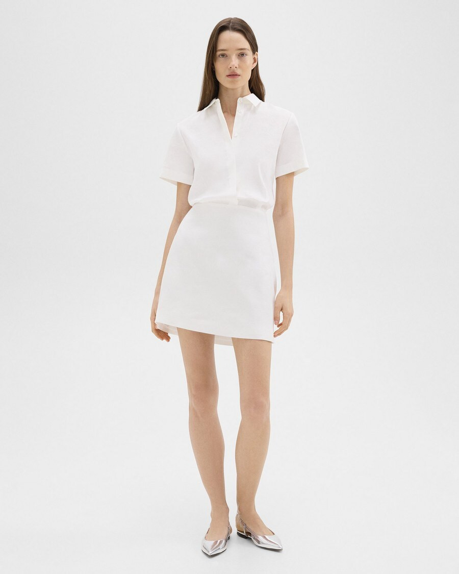 Good Linen A-Line Dress | Theory | Theory