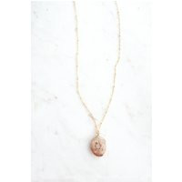 Locket Necklace For Girlfriend | Gift Ideas Gold Plated Oval On Long Chain 32 Inch Flower Engraving | Etsy (US)