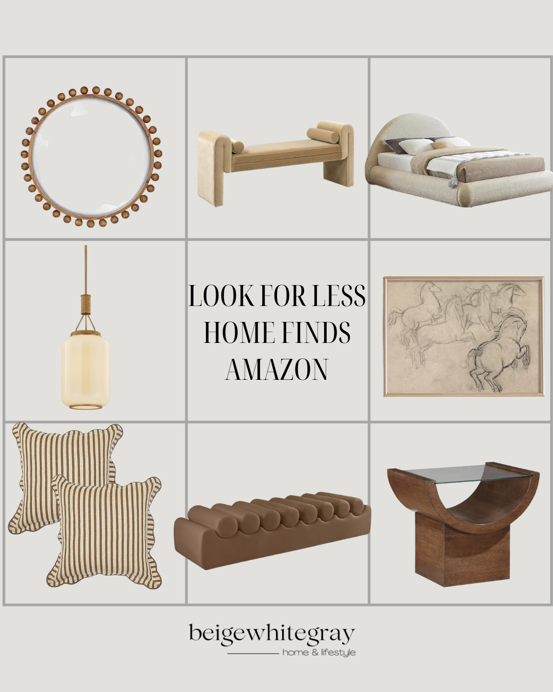 Look for less home finds! 

 