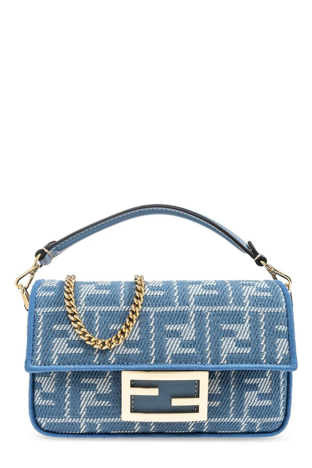 Fendi FF Jacquard Chain-Linked Tote Bag | Cettire Global
