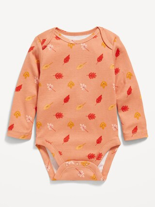 Printed Long-Sleeve Bodysuit for Baby | Old Navy (US)