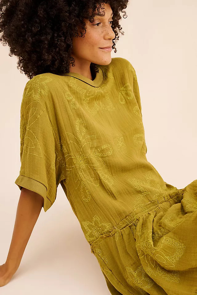 Picking Petals Mini Dress | Anthropologie (US)