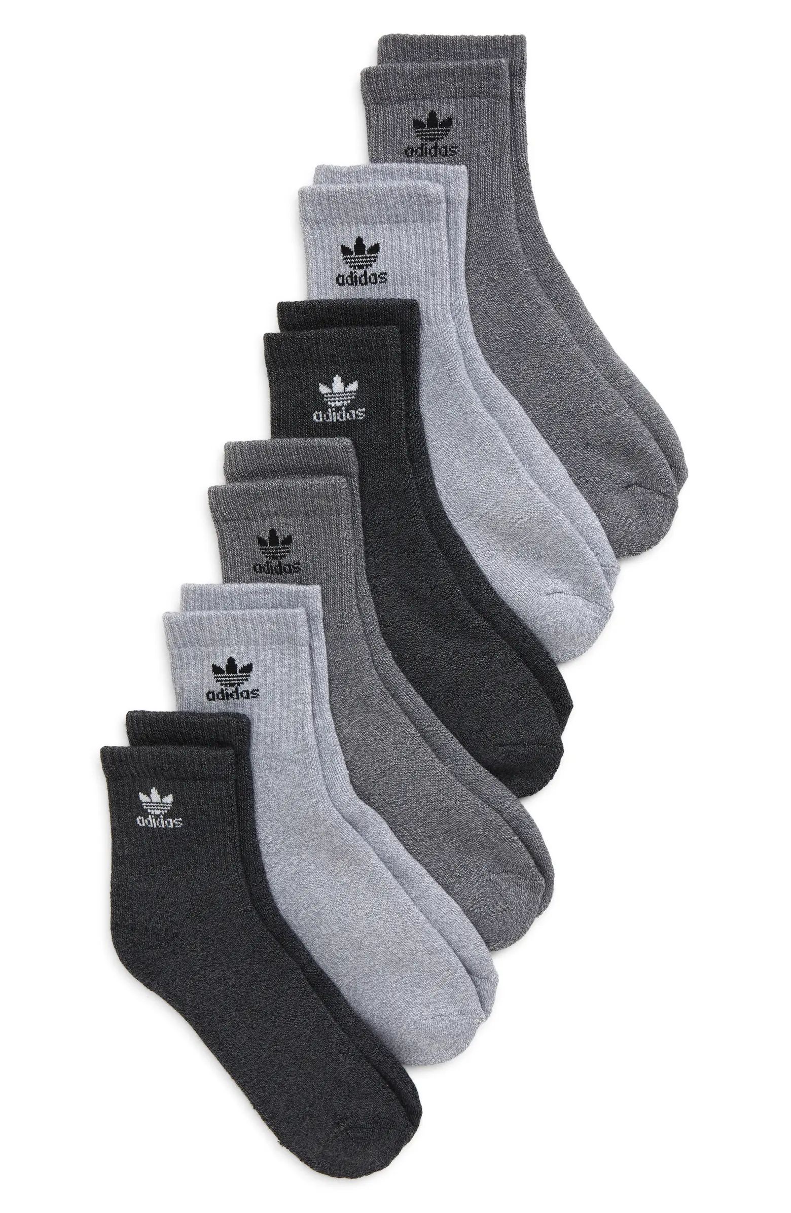 Originals Trefoil Assorted 6-Pack Socks | Nordstrom