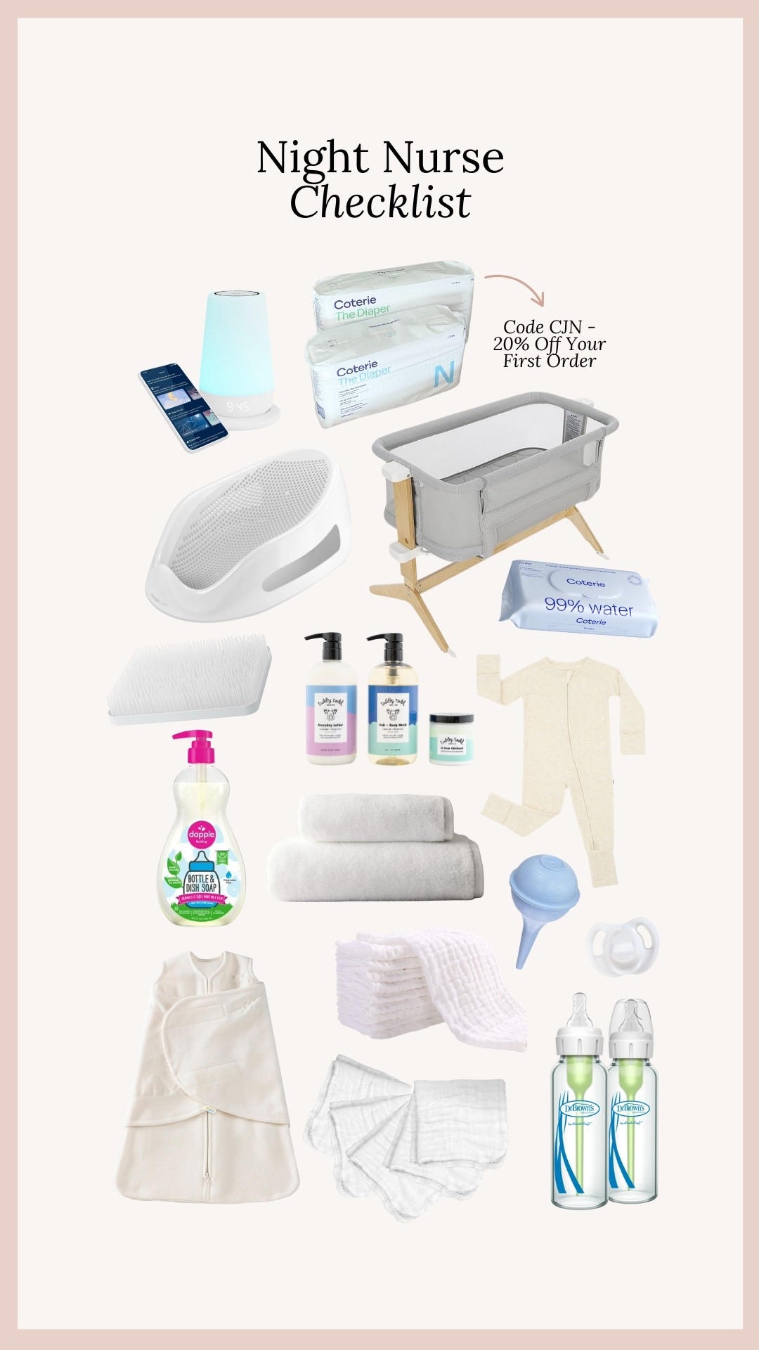What to have ready for your night nurse 👶🏼💤#LTKFamily

#LTKBaby #LTKBump
