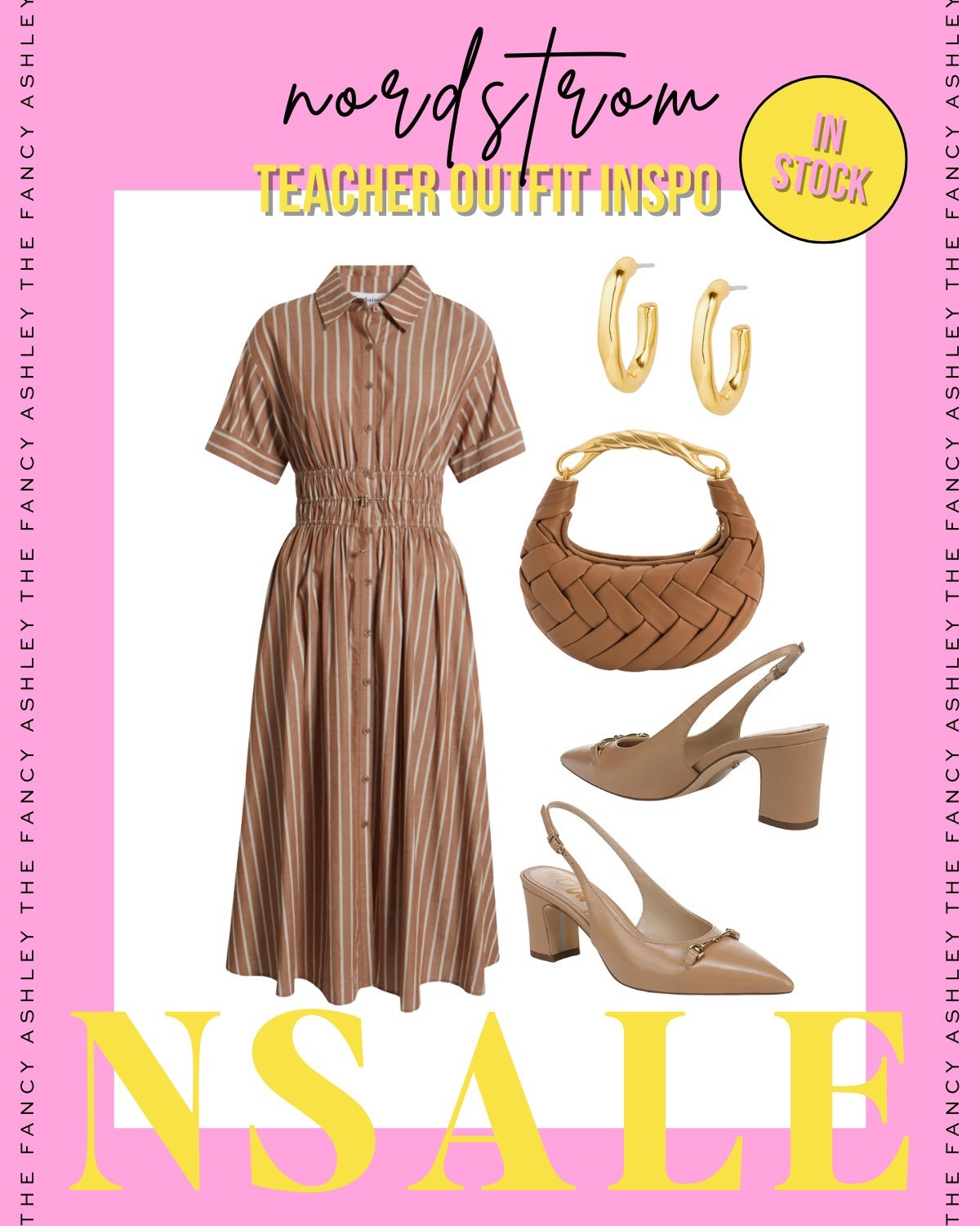 I found the cutest striped midi shirtdress at the Nordstrom Anniversary Sale, and it’s giving major teacher outfit inspo. Styled with a neutral slingback, a fab bag, and hoops for the perfect first-day-back look. Run, don’t walk—sale ends August 3rd.

#LTKSaleAlert #LTKStyleTip #LTKSeasonal