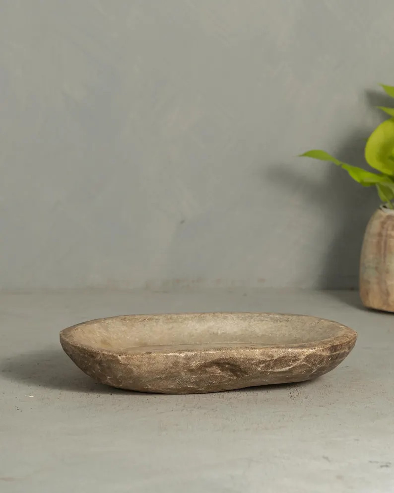 Vintage Carved Stone Catch All Bowl or Soap Tray {E} (free Shipping) - Etsy | Etsy (US)