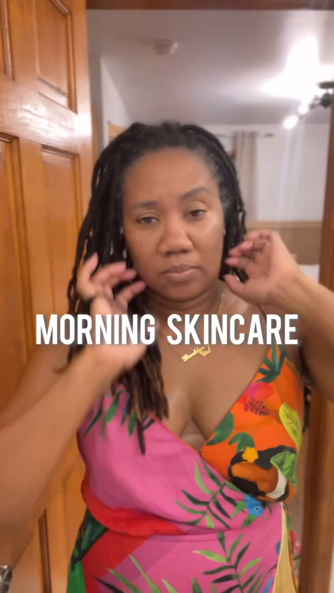“Perimenopause kicking her ass” @thedrepabon 😂 HE AINT LYIN! 😅

A good fan is a MUST while I’m doing my skincare routine in the morning. Or else this’ll be me —> 🫠

Been using the @lorealparis Revitalift with spf 30 for the past couple of weeks and my skin is loving it 🥰

Other products used:
@larocheposayusa Mela B3 cleanser & serum
@theordinary exfoliating toner 
@belif retinol & peptide barrier serum