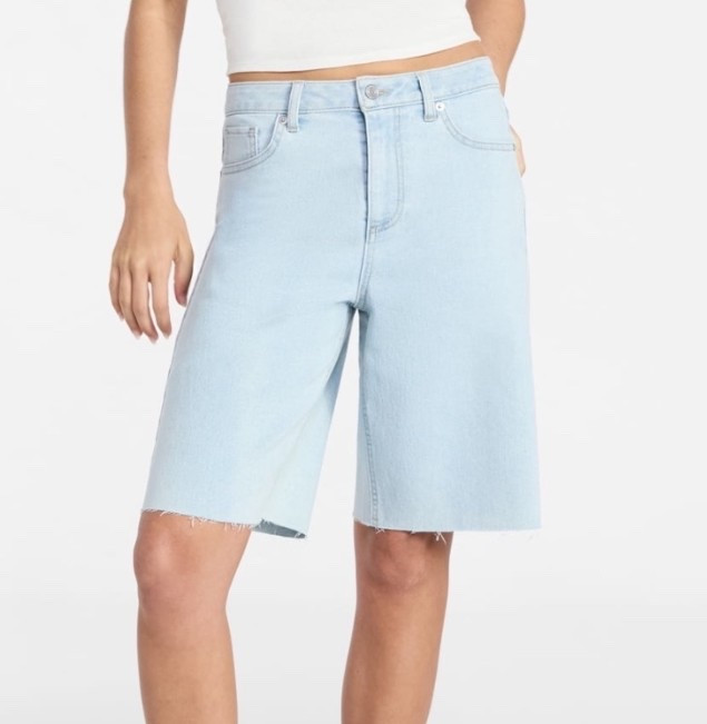 The best mom shorts #walmartpartner #casual #denim 