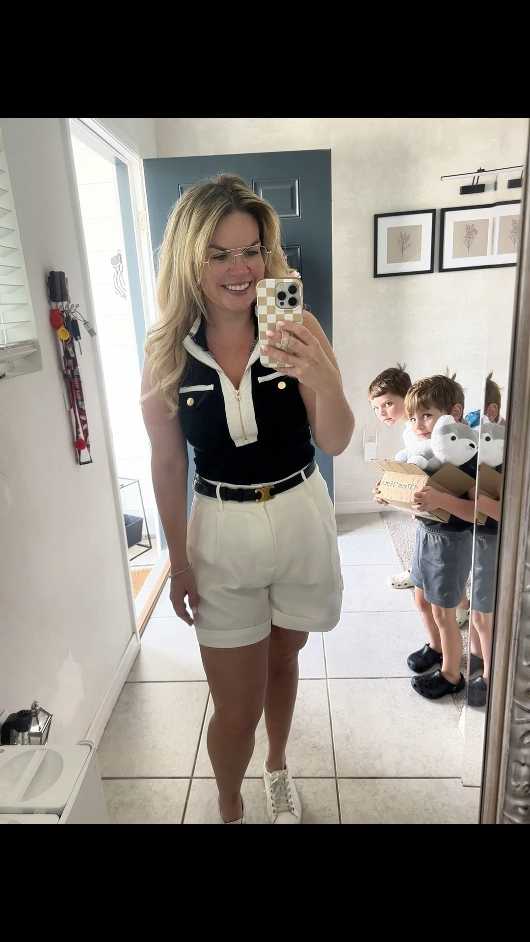 Today’s summer OOTD 💍 old money, outfits, travel outfits women’s summer outfit, Abercrombie style Abercrombie sale, white shorts outfit

#LTKWorkwear #LTKPetite #LTKFindsUnder50