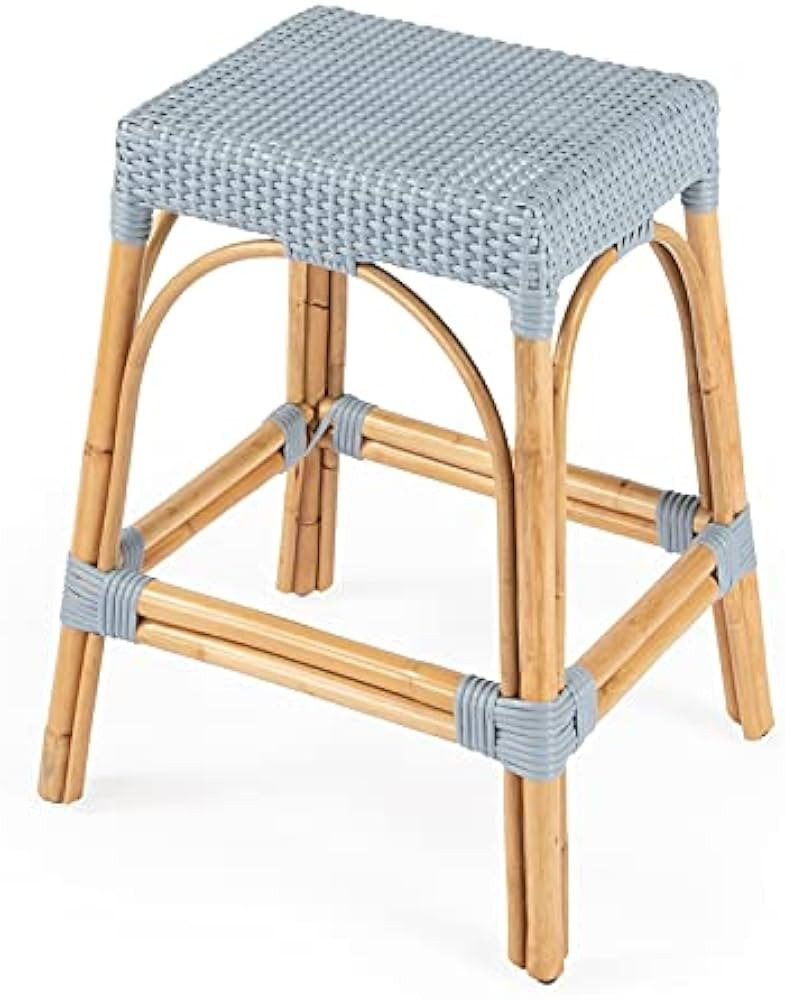 Beaumont Lane Twilight Blue Counter Stool | Amazon (US)
