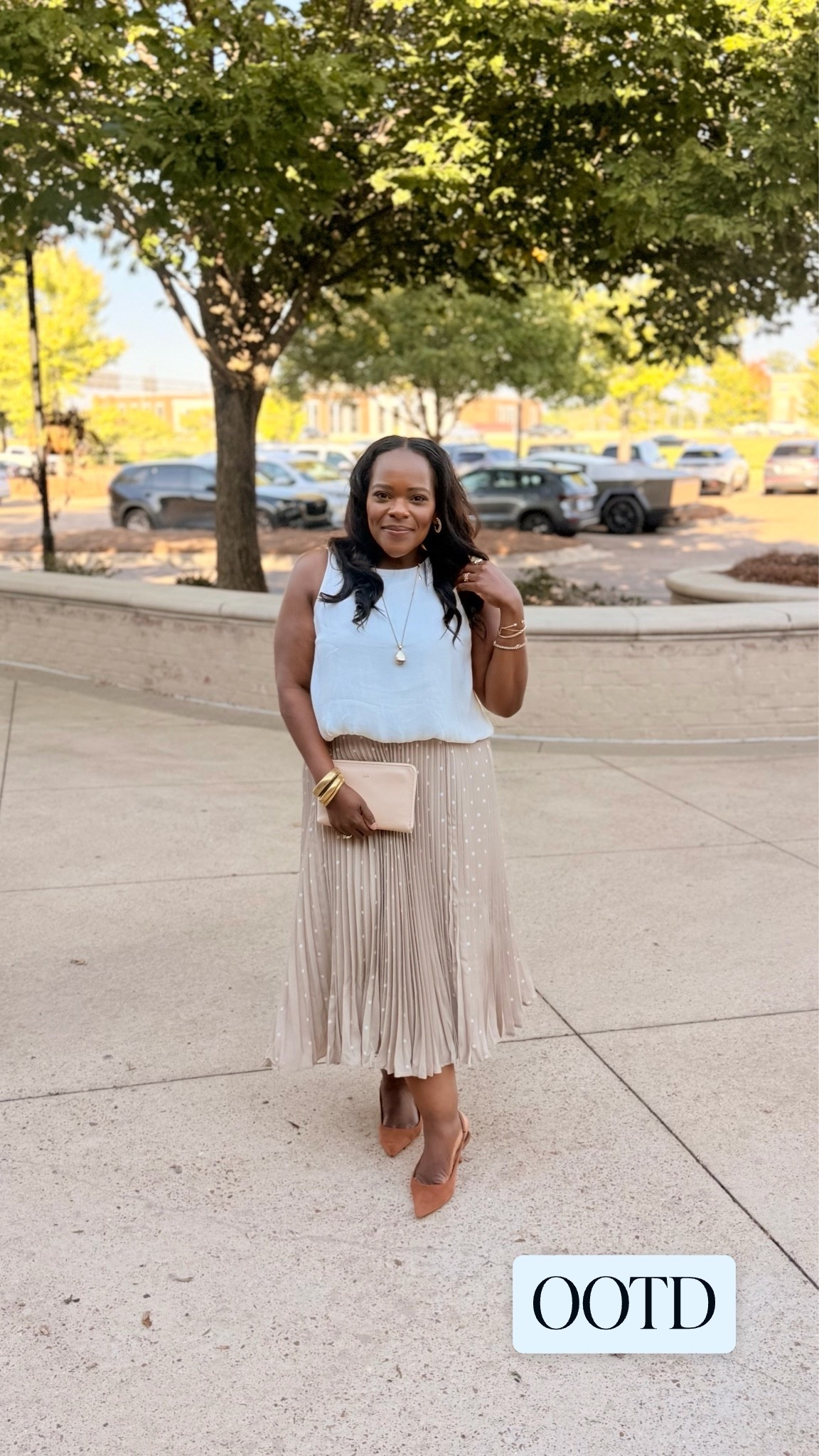 My Fall workwear #ootd / this polka dot pleated skirt is from @Anthropologie and can be worn several ways! I’m in the size medium.

#LTKootd #LTKSaleAlert #LTKWorkwear