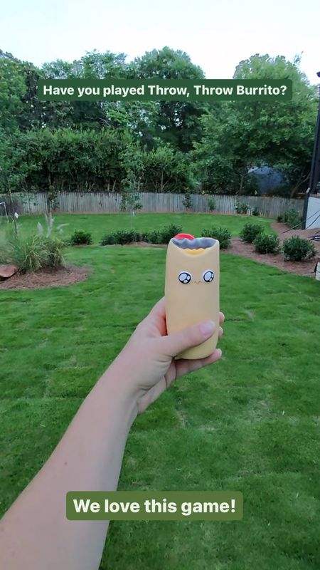 So much fun! We play outside, the burritos are foam, but it’s more fun to not worry about hitting things! Throw, Throw Avocado can be mixed with this game for more fun! 🤩 

#LTKFamily #LTKKids #LTKGiftGuide
