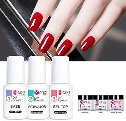 Dipping Powder Nail Kit, Dip Powder Starter Nail Kit, Nails Dip Powder Set Dipping System, Daily ... | Amazon (US)