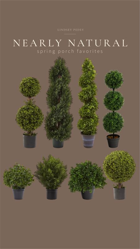 Spring porch faux topiary favorites! All by nearly natural, I have the bottom 2nd one in and I think I’m going to add darker green twisty and the bigger boxwood to my porch this year. 

Front porch, faux, plants, spring, deck, outdoor, faux plants, faux bush, boxwood, cedar, 

#LTKSpringSale #LTKhome #LTKSeasonal
