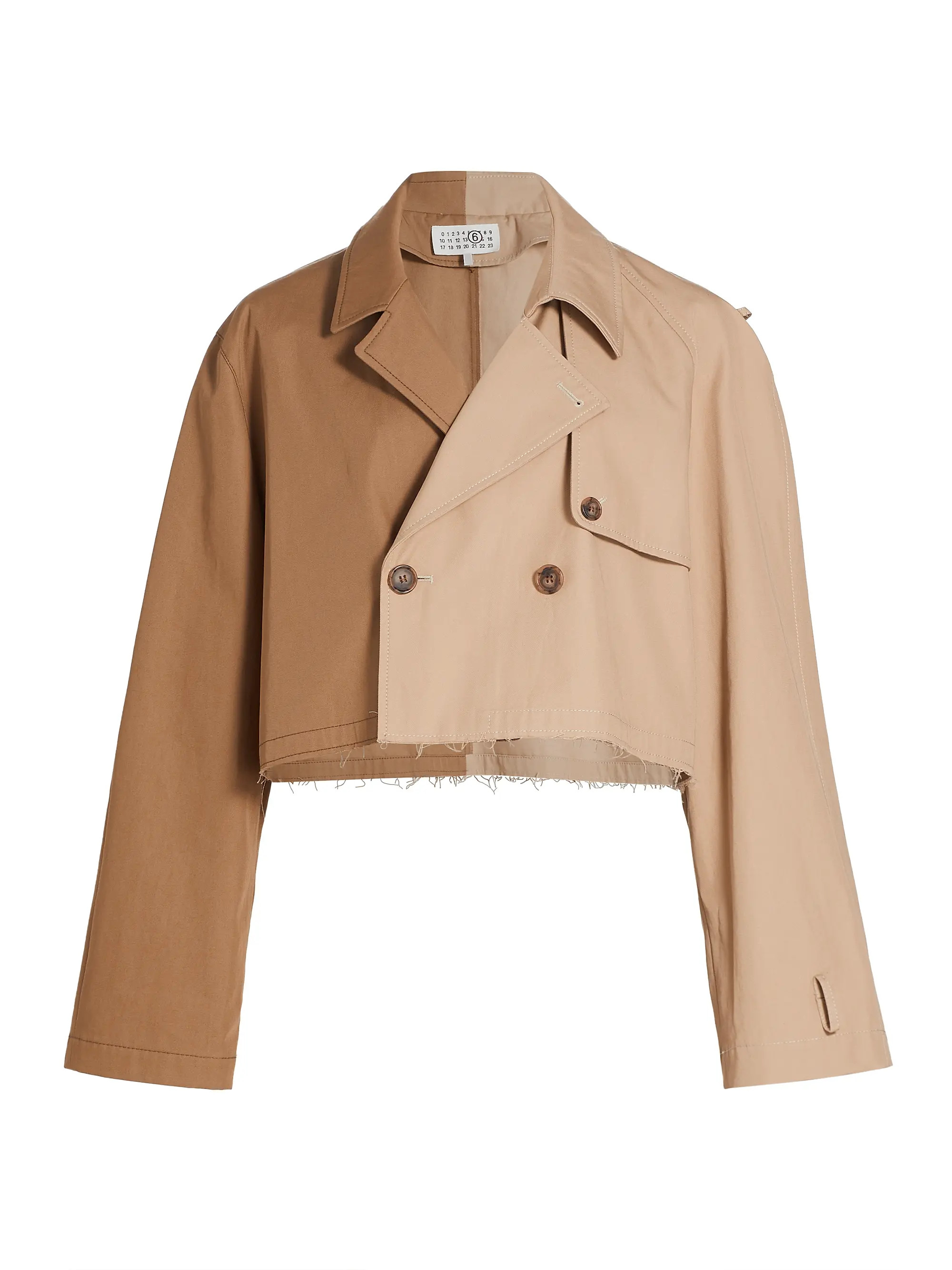 Two-Tone Raw Edge Sports Jacket | Saks Fifth Avenue