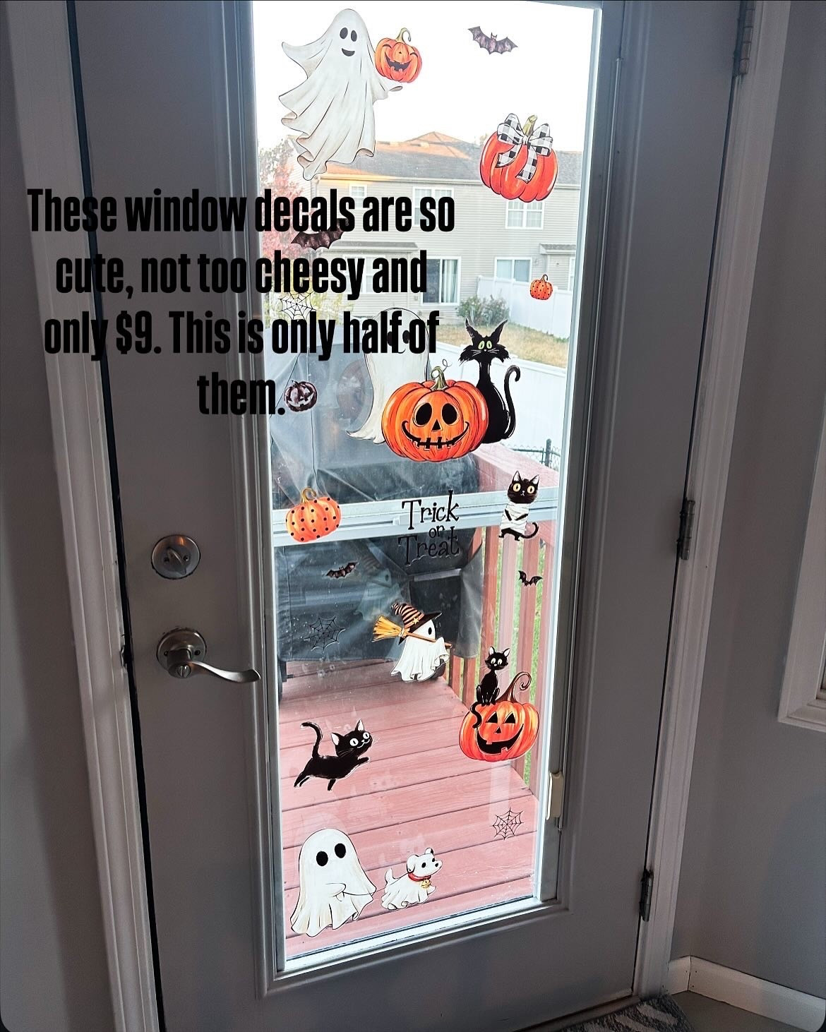These window decals are so cute and only $9! 

#LTKHalloween #LTKSaleAlert #LTKHome