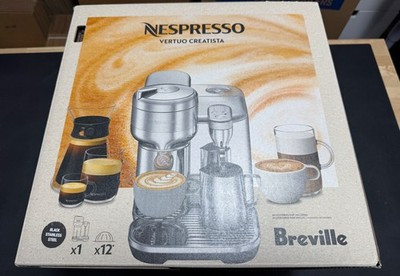 Nespresso Breville Vertuo Creatista BVE850BST, Black Stainless Steel New!!! | eBay | eBay US
