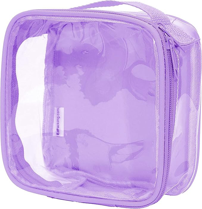 EzPacking Clear TSA Approved 3-1-1 Travel Toiletry Bag for Carry On/Quart Size Transparent Liquid... | Amazon (US)