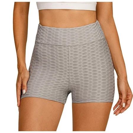 GuessLookry 2023 Yoga Pants Women High Waist Hip Stretch Running Fitness Yoga Pants Wrinkled Biker S | Walmart (US)