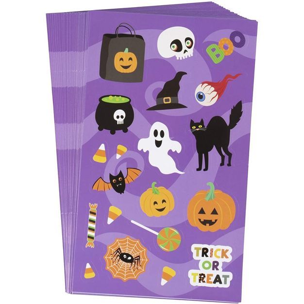 Juvale 36 Sheets Halloween Stickers for Kids Classrooms, Party Favors,  (720 Count) | Target