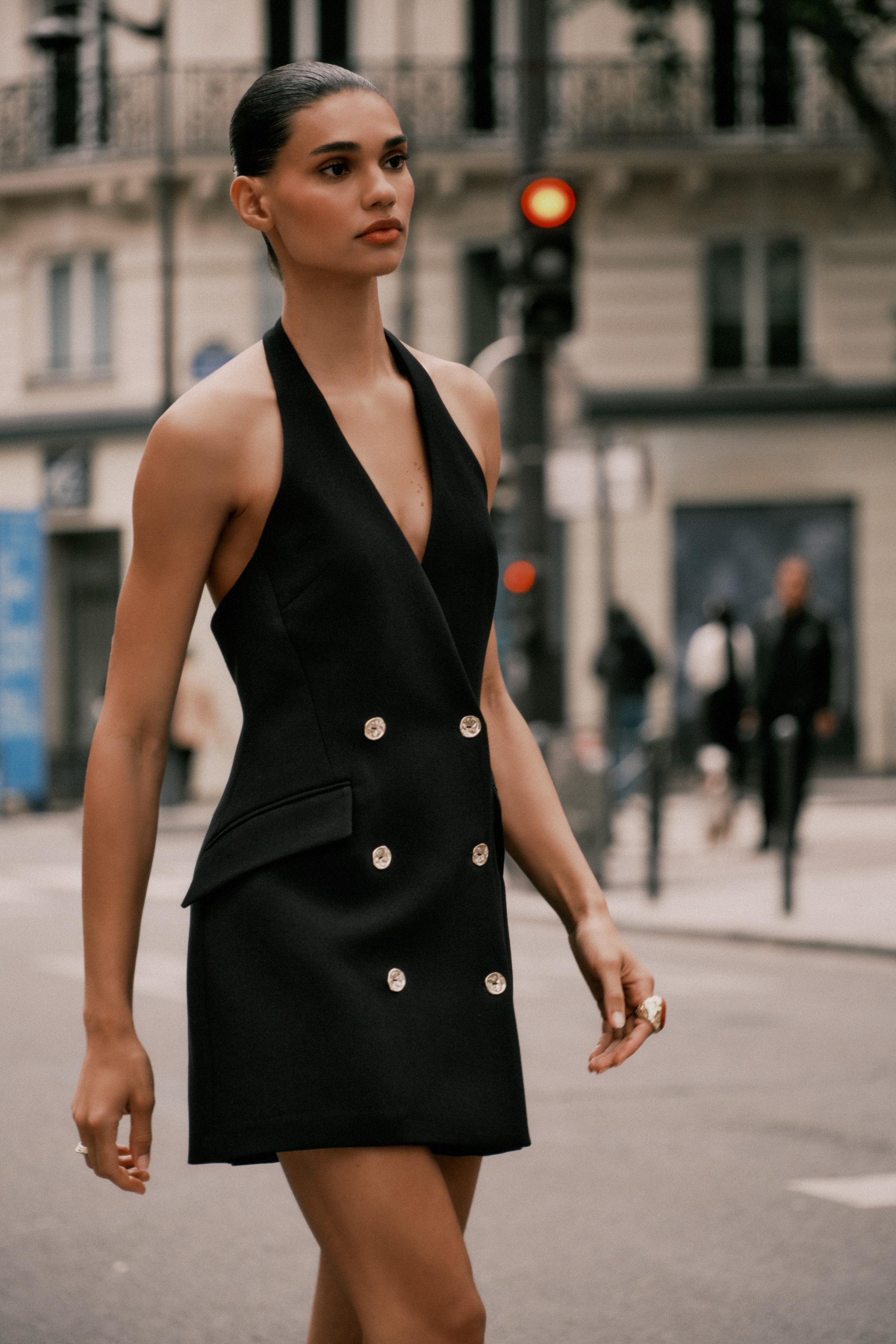 HALTER MINI BLAZER DRESS | Zara UK