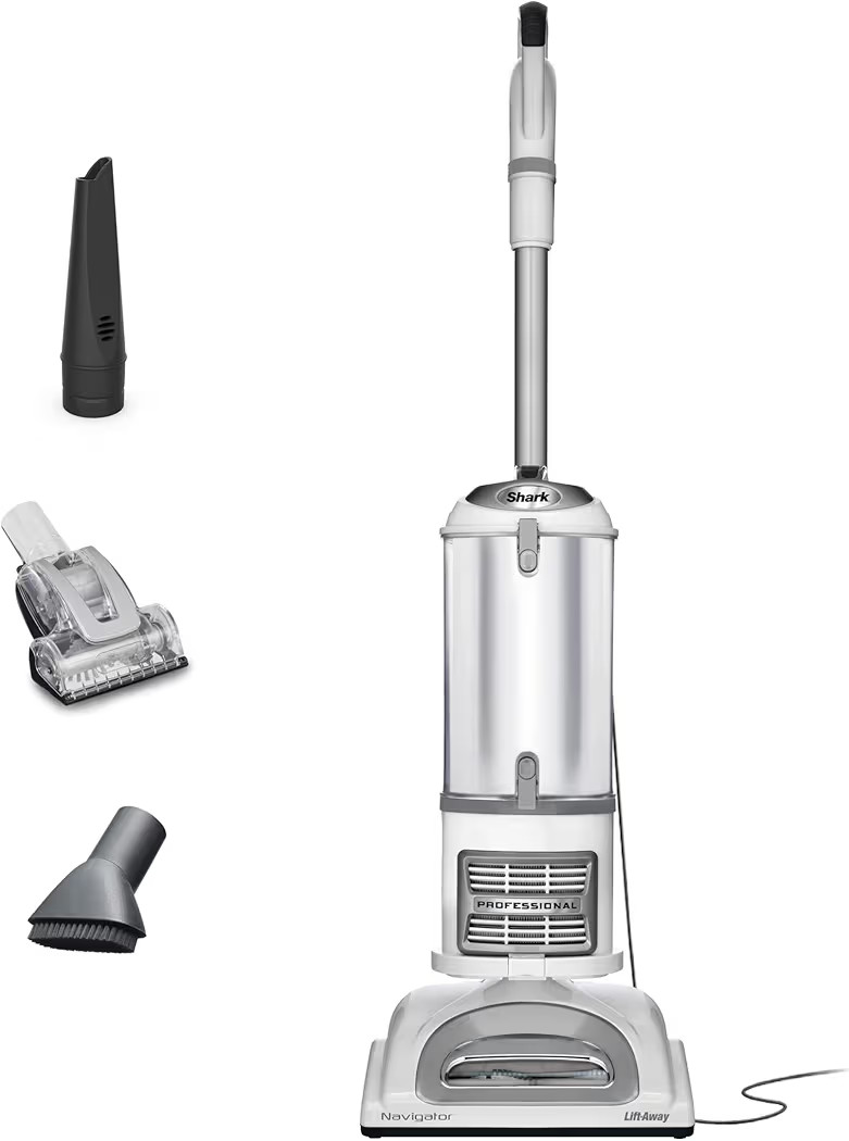 Shark Navigator Lift-Away Upright Vacuum Cleaner, White/Silver, NV356E | Amazon (US)