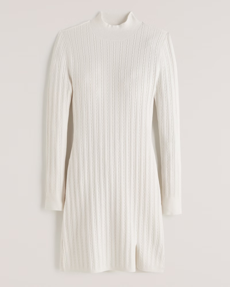 Mockneck Mini Sweater Dress | Abercrombie & Fitch (US)