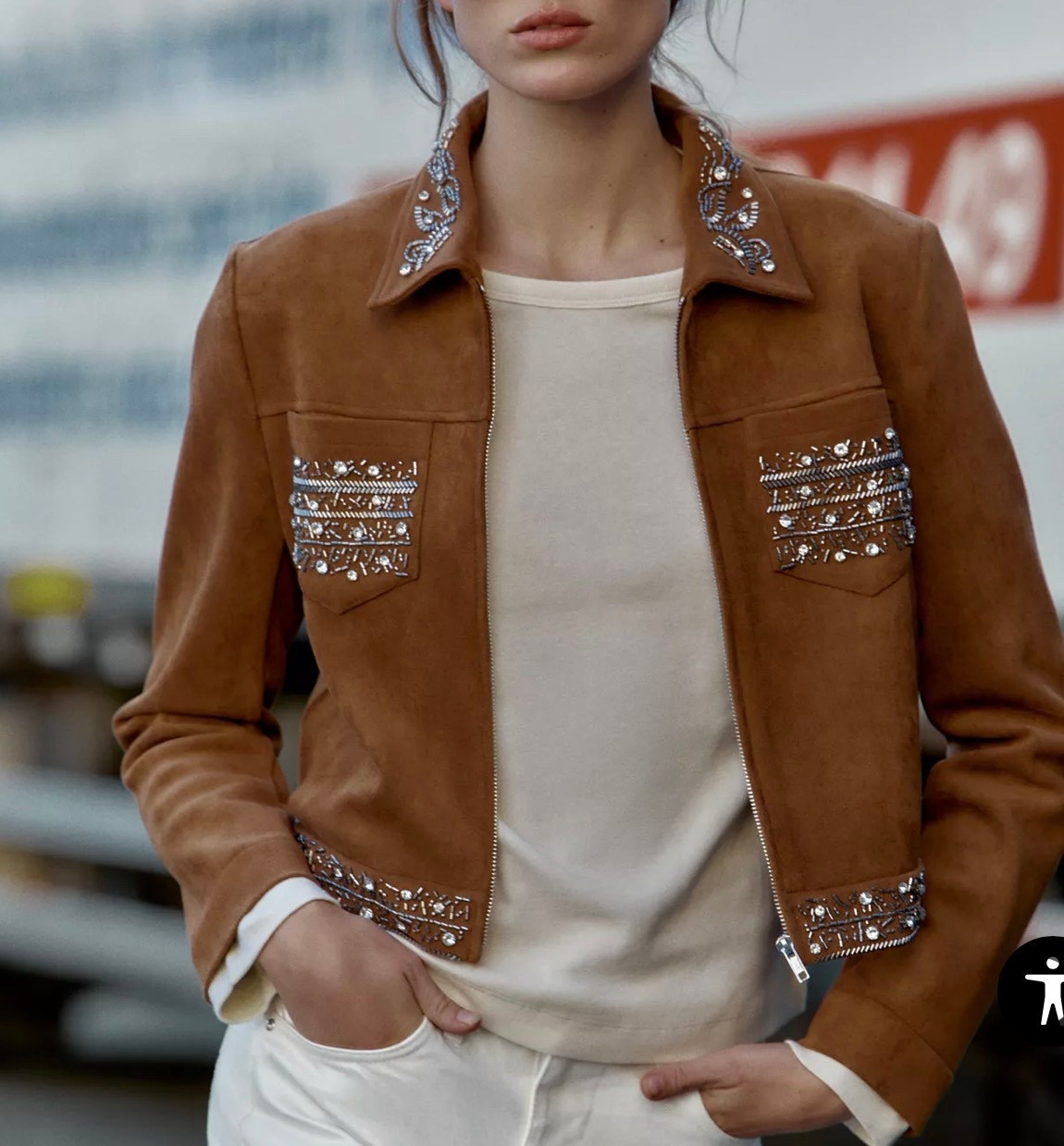 Another very cute Zara find right at $100.  I would wear with a metallic belt and silver boots.

#LTKOver40 #LTKFindsUnder100 #LTKStyleTip