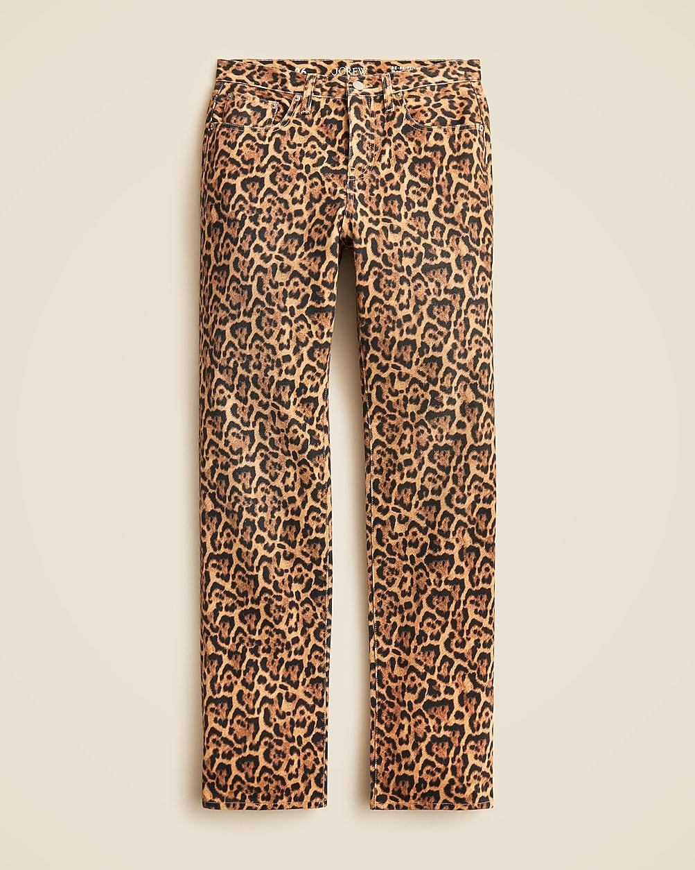 Leopard mid-rise slouchy jean in 1984 rigid | J. Crew US