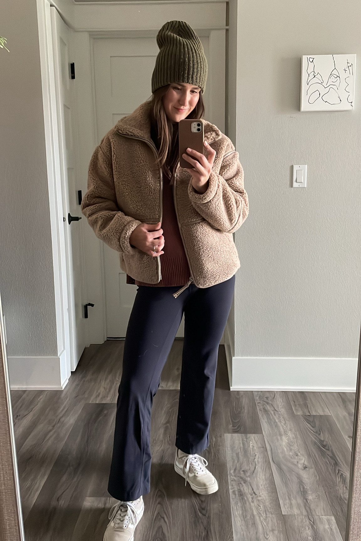 Sherpa jacket on sale at Abercrombie for $72 — well worth the investment. Not your average fleece with a smooth, soft lining, faux leather trim & mock neck. Select sizes, multiple colors. #abercrombiesale #fleece #sherpa #wintercoat #coat #jacket 

#LTKfindsunder100 #LTKsalealert #LTKSeasonal