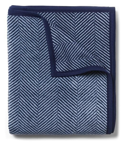 Harborview Herringbone Navy Original Blanket | ChappyWrap