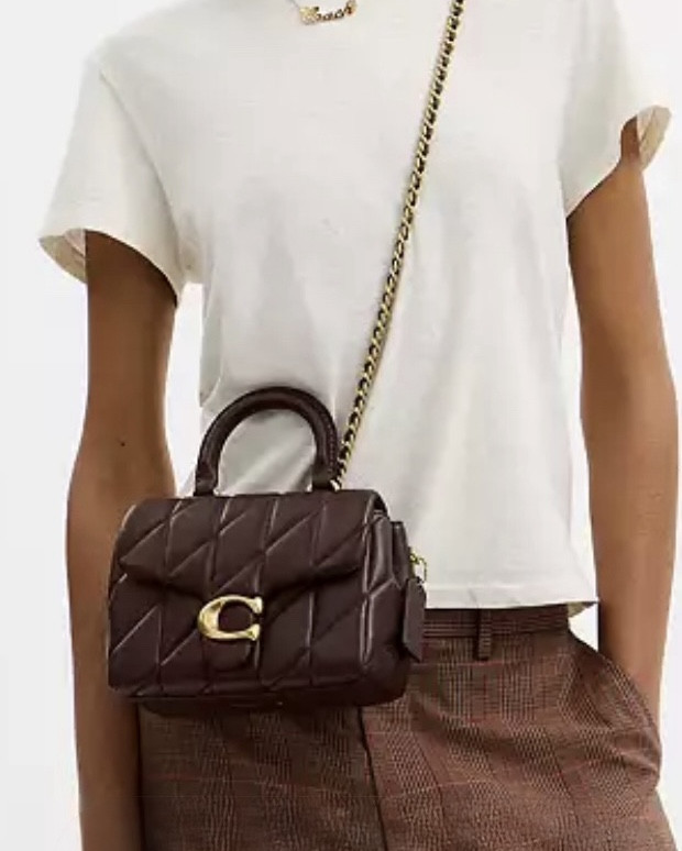 This little top handle tabby is so cute 

Coach, coach bags, leather bags, coach tabby, tabby bags, small leather bags

#LTKStyleTip #LTKOver40 #LTKItBag